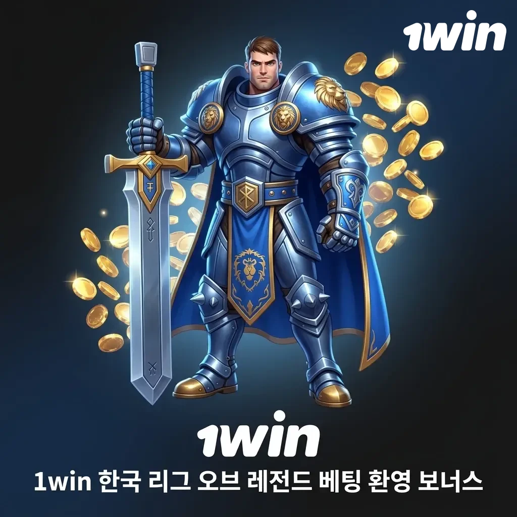 1win 한국 환영 보너스 500% 최대 2,800,000원 및 500 무료 스핀 리그 오브 레전드 베팅 혜택