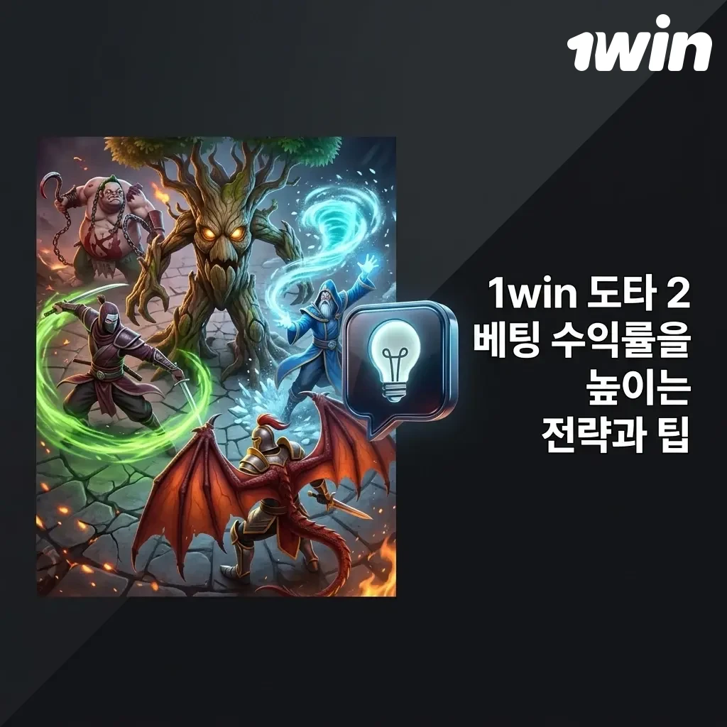 1win 도타 2 베팅 수익률 향상 전략: 자금 관리, 팀 분석, 배당률 추적, 메타 이해 팁