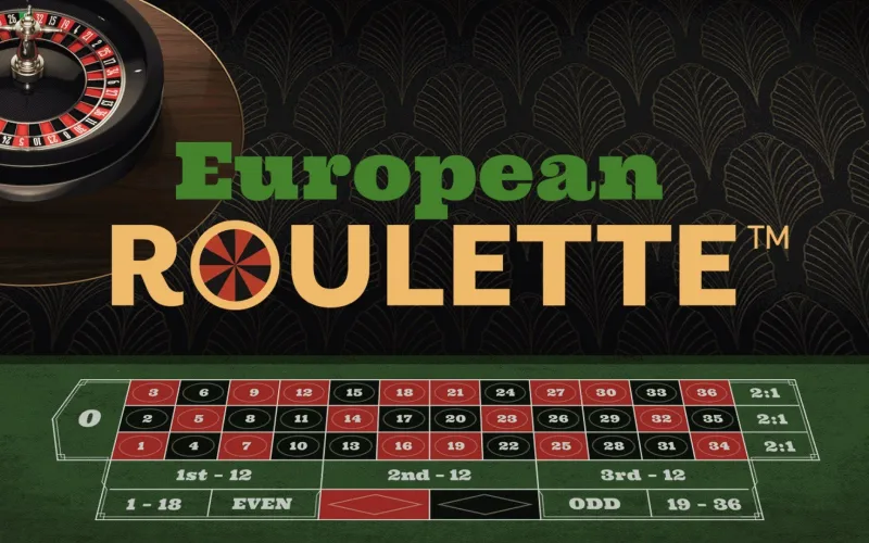 사실적 그래픽의 1win European Roulette.