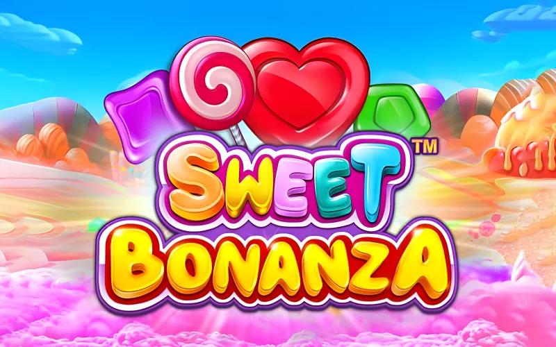 캐스케이드 릴이 작동하는 1win Sweet Bonanza 보너스 라운드.